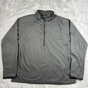The North Face Sweatshirt Mens XL Gray Quarter Zip Performance Hiking‎ Nf0a2ve2